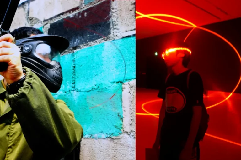 Paintball vs. Lasertag